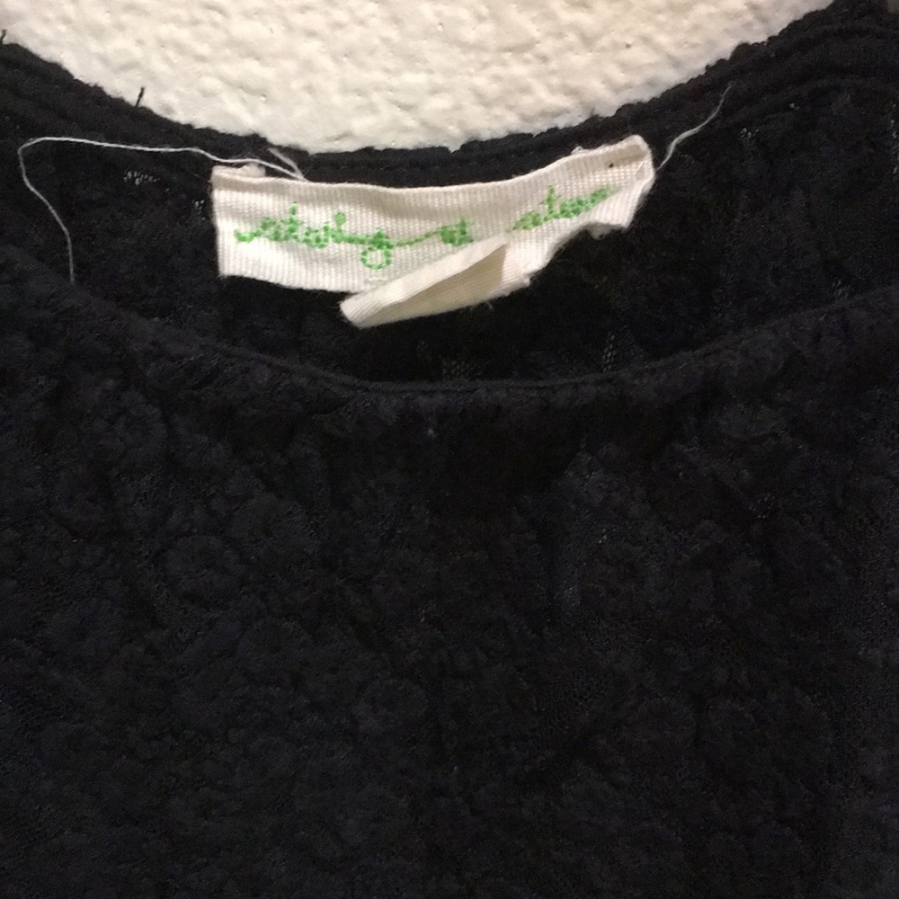 ❌SOLD❌Boho lacey black tank from UO - Picture 2 of 5